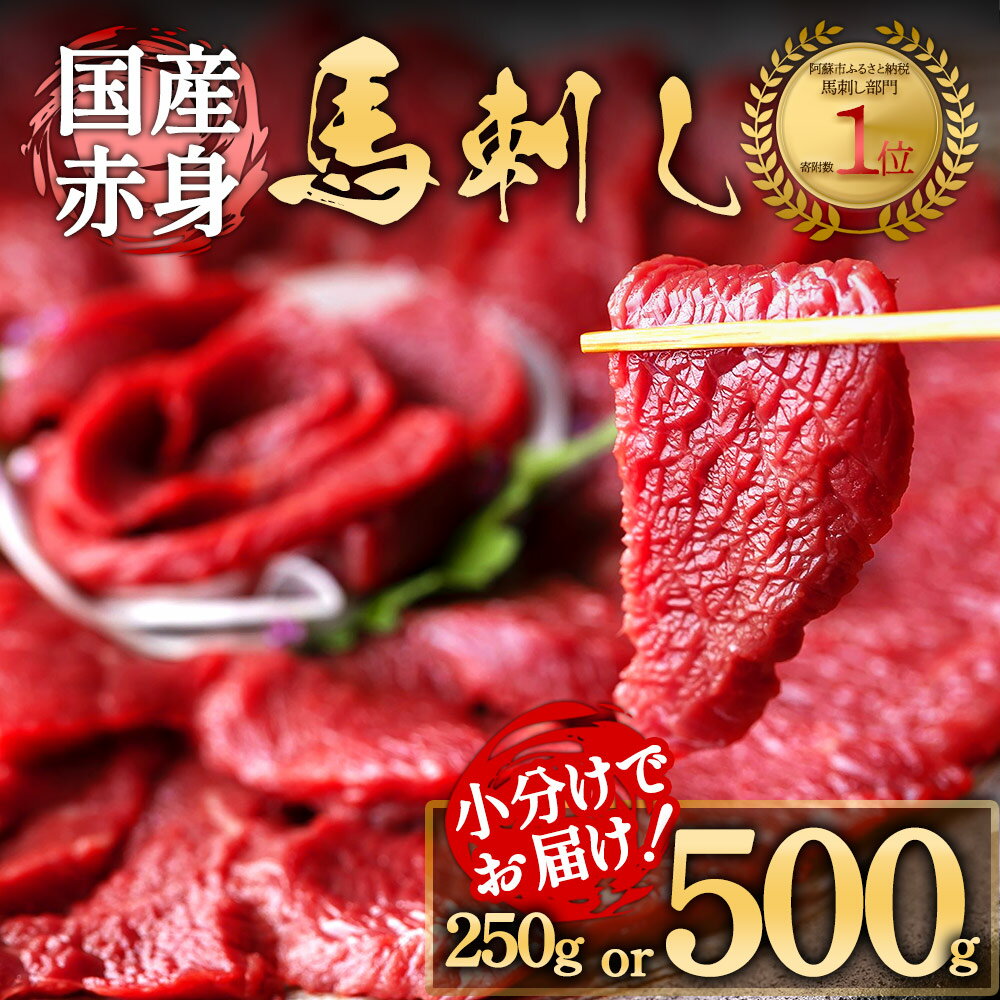 【ふるさと納税】馬刺し ふるさと納税 赤身 国産 赤身馬刺し 馬刺し 赤身 熊本 馬肉 上質 新鮮 赤身 たっぷり 250g 500g 小分け 馬刺しふるさと納税 専用タレ セット 専用醤油付き 詰め合わせ お中元 父の日 ギフト お取り寄せ 利他 利他フーズ 熊本県 阿蘇市