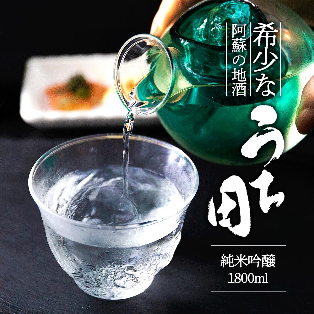 【ふるさと納税】酒 日本酒 うち田 純米吟醸 300ml 5本 720ml 2本 1800ml 1本 アルコール 米 ギフト 贈り物 晩酌 焼酎 美味しい スッキリ 辛口 限定 熊本県 阿蘇市