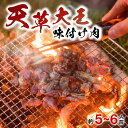 【ふるさと納税】鶏肉 味付き 5〜6人前 炭火焼 バーベキュー 焼肉 もも肉 むね肉 各200g 2袋 天草大王 地鶏 備長炭 天草の塩 簡単調理 おうちごはん 冷凍ギフト 熊本県 天草 お取り寄せ お取り…