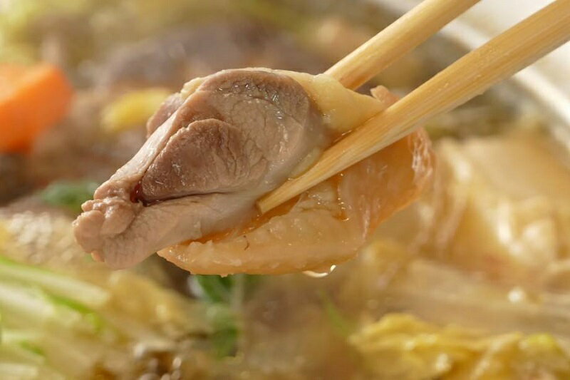 鶏鍋醤油スープ