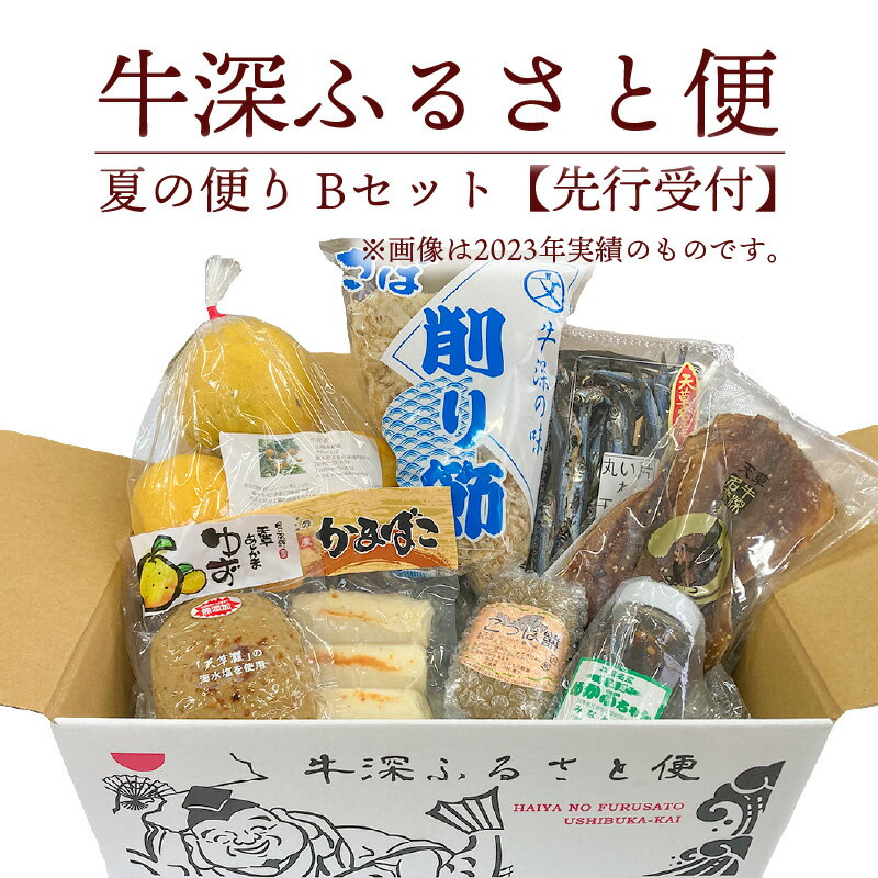 地元の魅力が詰まった特産品セット 牛深 ふるさと便 夏の便り Bセット 水産加工品 柑橘類 お菓子 約 7 〜 9 詰め合わせ 厳選 バラエティ セット フルーツ 特産品 食べ物 食品 お取り寄せ お取り寄せグルメ 熊本県 天草市 九州 送料無料