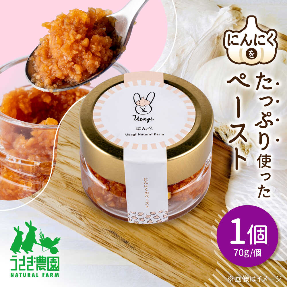 にんぺ にんにくのペースト (70g×1個)[うさぎ農園][AYDJ007]