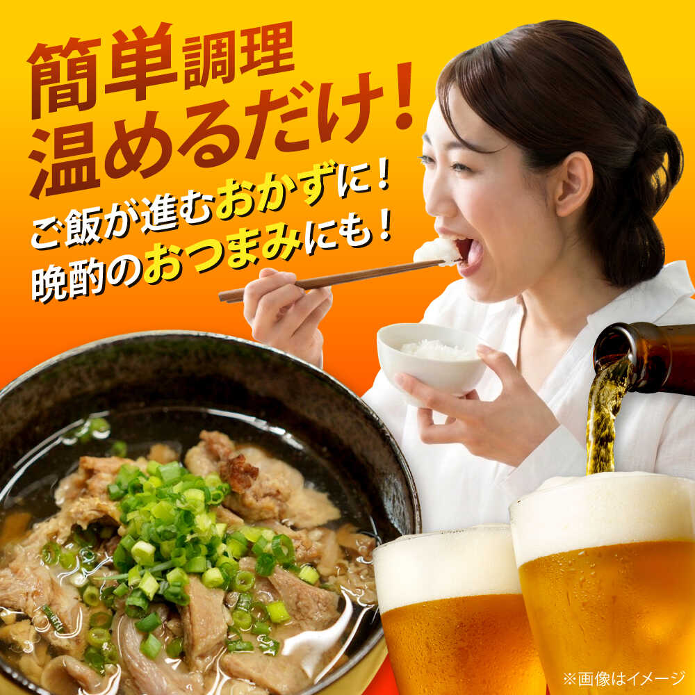 【ふるさと納税】純国産馬 馬スジ煮込み 約500g / 馬肉 馬すじ 馬スジ 煮込み 惣菜 醤油煮 醬油ベース 煮込み おつまみ 日本酒 熱燗 冷酒 酒 に合う 晩酌 夕飯 おかず 国産 熊本馬 熊本県産 熊本県 合志市【株式会社古閑ファーム】[AYDK016] f432164-koshi-10003364 熊本県合志市 サンプル画像3