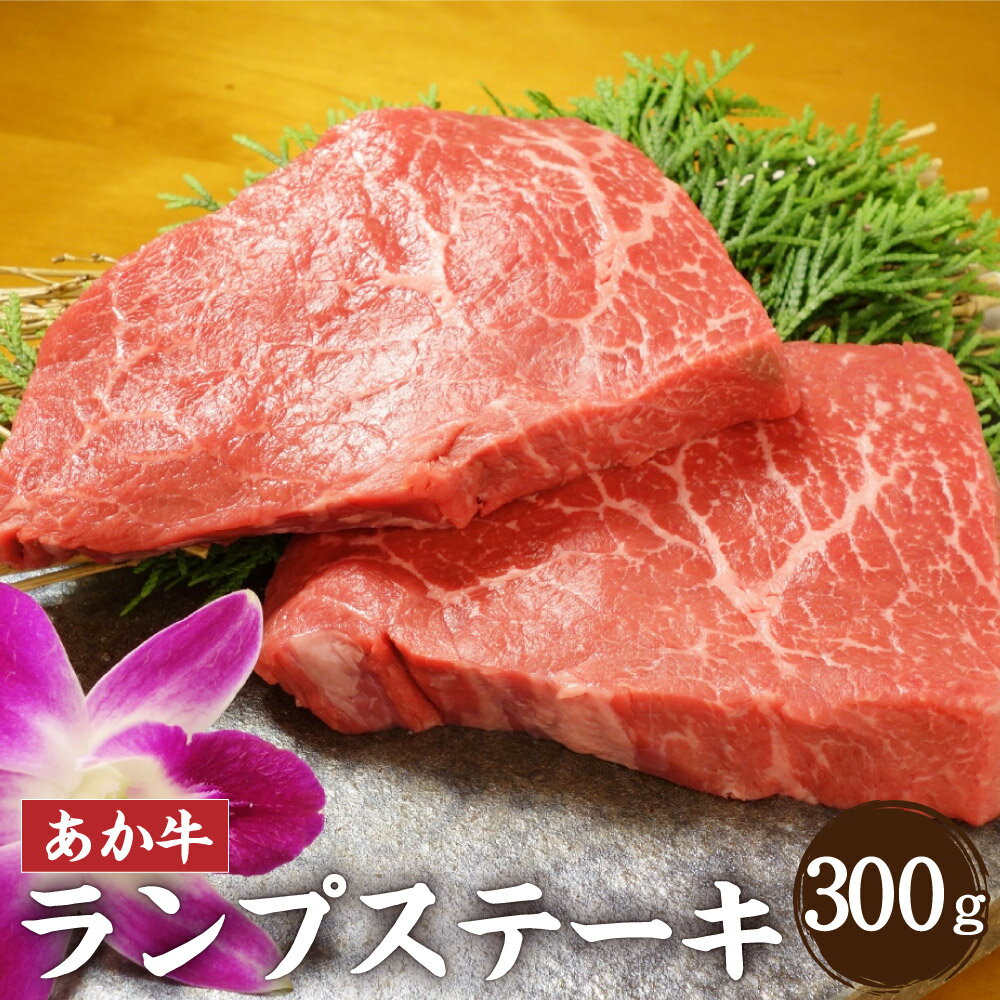 あか牛 ランプステーキ 合計300g 150g×2枚 あか牛 ステーキ 赤牛 和牛 牛肉 肉 熊本県 合志市 冷凍 送料無料