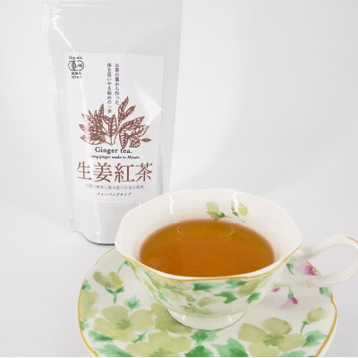 【ふるさと納税】熊本県美里町産【JAS有機認証】生姜紅茶(2gティーバッグ 20袋)2個【1623617】