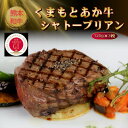 【ふるさと納税】【GI認証】くまもとあか牛シャトーブリアン 120g×3枚(美里町)【配送不可地域:離島】【1627553】