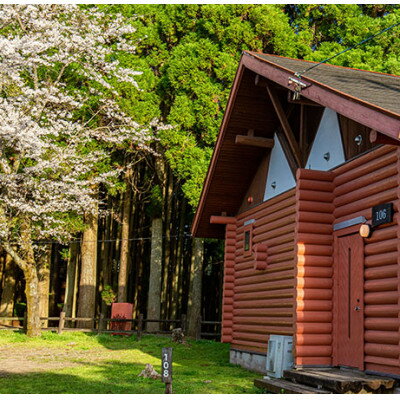 【ふるさと納税】美里の森キャンプ場ガーデンプレイス　フォレストロッジ・デラックス(10人用)利用券【要予約】【1695865】その2