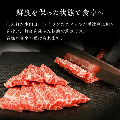 【ふるさと納税】GI　くまもとあか牛　焼肉　500g(美里町)【配送不可地域：離島】【1727268】 f433489-misato-10001243 熊本県美里町 サンプル画像3