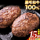 【ふるさと納税】ハンバーグ 大容量 クール便 黒毛 和牛 100% 生ハンバーグ 専門店監修 《出荷時期をお選びください》140g×15個入 合計2100g 2...