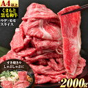 くまもと黒毛和牛 ウデ・モモスライス 2000g 500g x 4パック 牛肉 冷凍 《30日以内に出荷予定(土日祝除く)》 くまもと黒毛和牛 黒毛和牛 冷凍庫 個別 取分け 小分け 個包装 モモ スライス 肉 お肉 しゃぶしゃぶ肉 すきやき肉 すき焼き