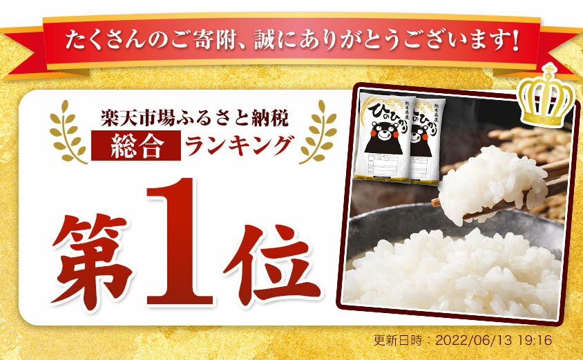 【ふるさと納税】令和3年産 ひのひかり 13kg 6.5kg×2袋 熊本県産 白米 精米 ひの《3-7営業日以内に順次出荷(土日祝除く)》