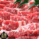 【ふるさと納税】熊本の和牛 くまもとあか牛 焼き肉用 600...