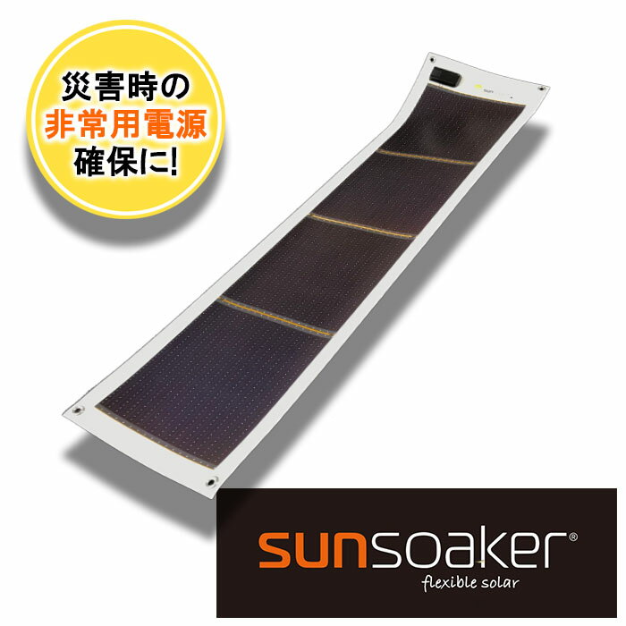 【ふるさと納税】SunSoaker（サンソーカー） 携帯充電用太陽電池シート10W USB付 太陽光 ソーラー 野...