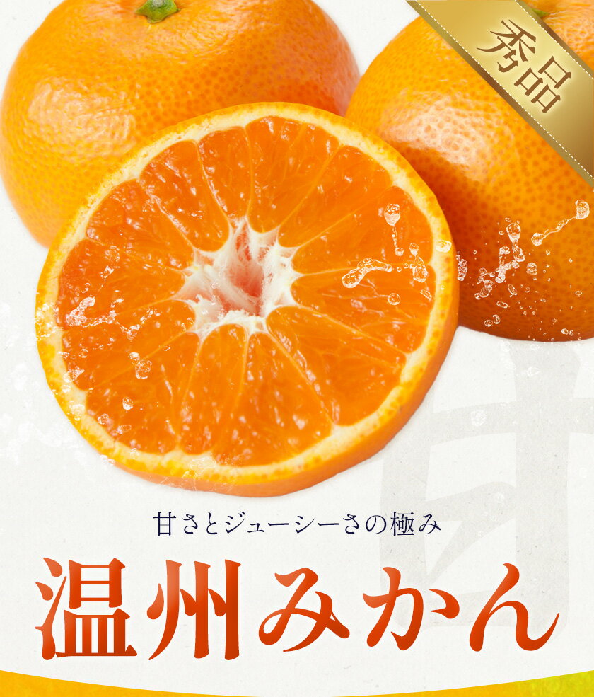【ふるさと納税】温州みかん 選べる 内容量 約3kg～約10kg 日本フルーツ株式会社 熊本県 長洲町 《11月上旬～12月上頃に出荷予定（土日祝除く）》 デコポン 果物 秀品 フルーツ スイーツ デザート ギフト ご贈答