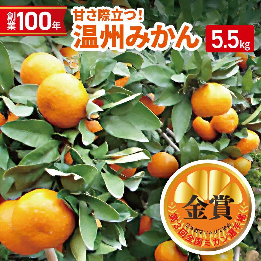 45位! 口コミ数「1件」評価「5」創業100年 甘さ際立つ！熊本温州みかん 5.5kg | 熊本県 熊本 くまもと 和水町 なごみまち なごみ 柑橘 柑橘類 ミカン ミカン ･･･ 