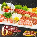 【ふるさと納税】馬刺し 6種 540g 【 赤身 ・ コウネ ・ ハツ ・ サガリ ・ フタエゴ ・ 馬刺しユッケ 】 | 熊本県 熊本 くまもと 和水町 なご...