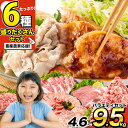 【ふるさと納税】数量限定★生産者応援★ うまか ポーク バラエティ セット 豚肉 しゃぶしゃぶ 切り落とし 豚ロース バラ 豚バラ スライス 4.6kg 460...
