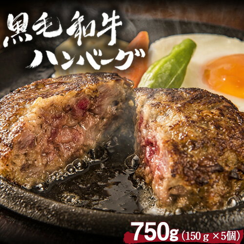 黒毛和牛ハンバーグ 150g×5個 絶品 ブランド牛 黒毛和種 有限会社トップルーフ[60日以内に出荷予定(土日祝除く)]