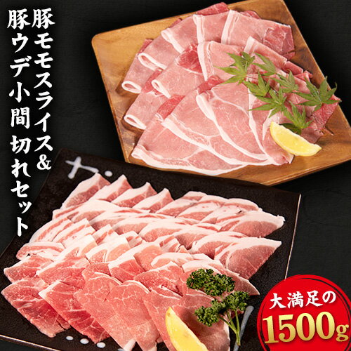 【ふるさと納税】えころとん 豚 肉 2種 モモ＆ウデ セット 大満足 の 計1500g 《60日以内に出荷予定 土日祝除く 》 熊本県産 有限会社ファームヨシダ