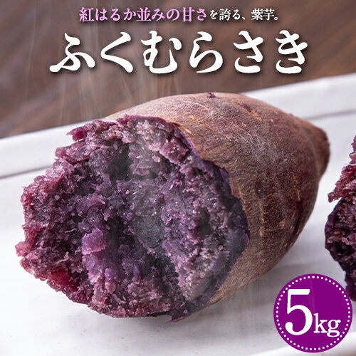 熊本県大津町産 ふくむらさき 5kg[2026年1月上旬-5月末頃出荷] タカハマ観光農園 さつまいも 芋 紫芋 高糖度