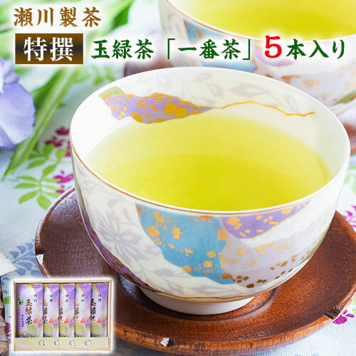 [特撰]玉緑茶(たまりょくちゃ)「一番茶」 100g×5本 熊本県 大津町産 株式会社 瀬川製茶[60日以内に出荷予定(土日祝除く)]