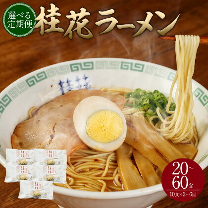 【選べる定期便】桂花ラーメン10食入（2食×5袋）熊本ラーメン ラーメン らーめん 拉麺 麺 マー油 豚骨 鶏ガラ ダブルスープ ストレート麺 半生麺 ご当地 お取り寄せ グルメ 定期便 2ヵ月 3ヵ月 6ヵ月 九州 熊本県 菊陽町 送料無料