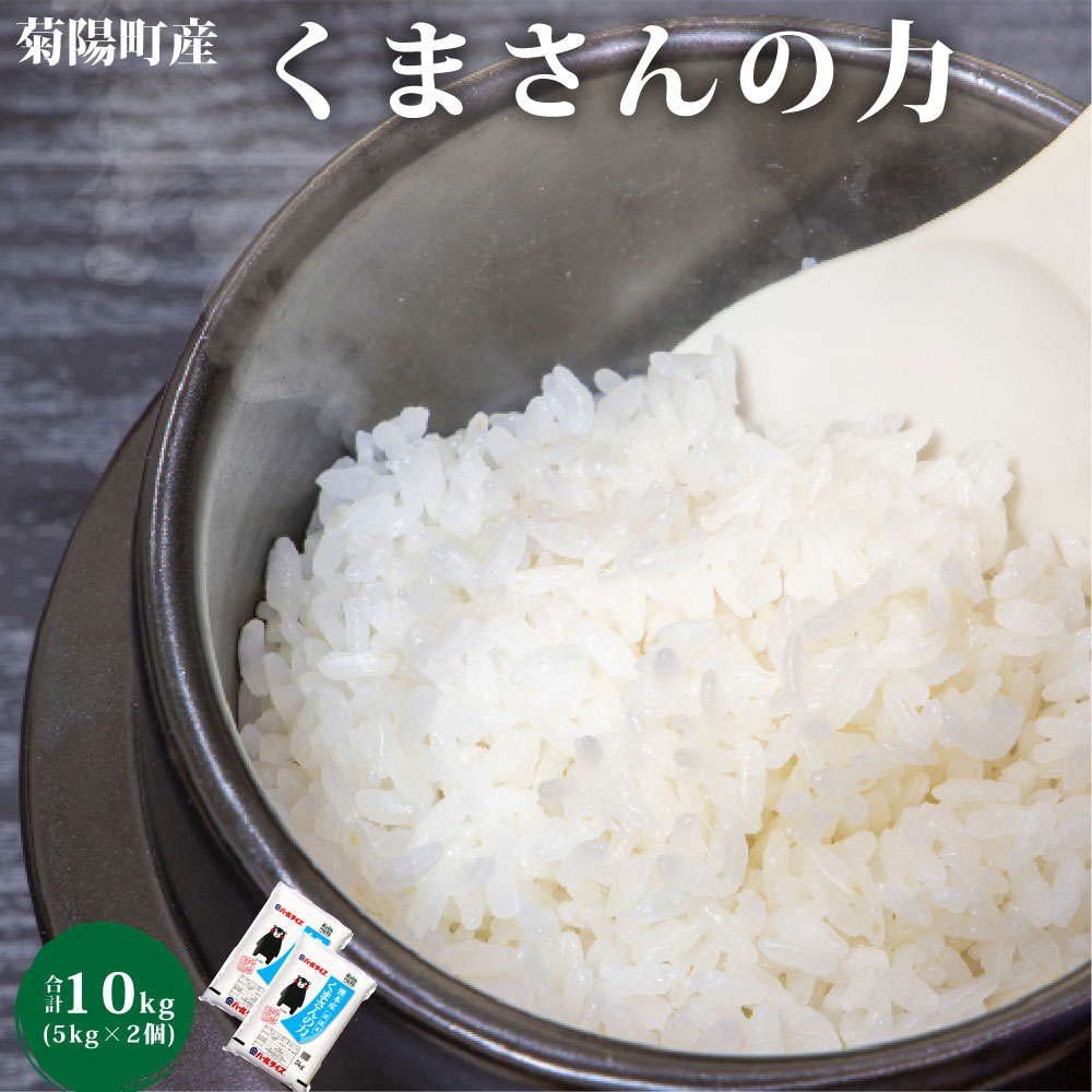 [2023年12月上旬発送開始]令和5年度産 厳選くまさんの力 10kg 米 お米 精米 5kg×2袋 九州 熊本県 菊陽町 送料無料