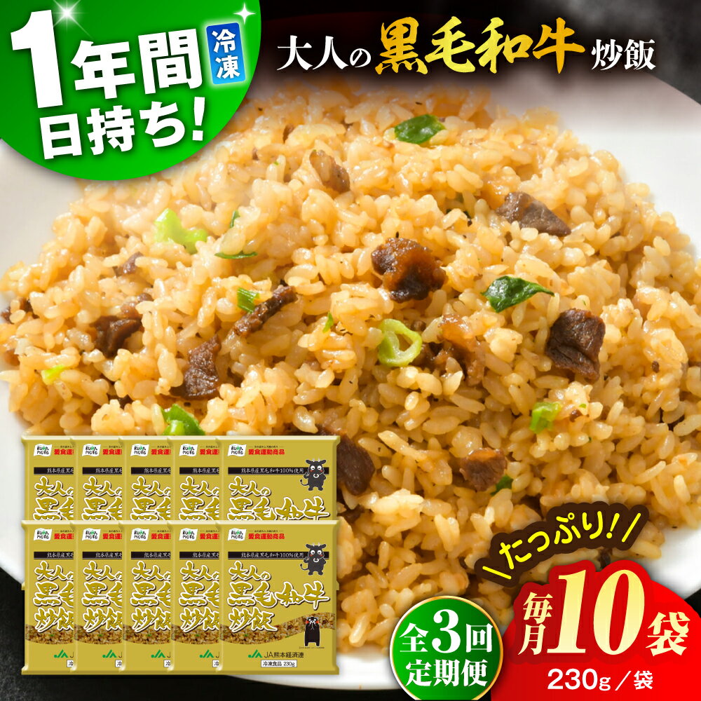 熊本県産のお米と具材にこだわった冷凍炒飯です。 熊本県産黒毛和牛100％。ブラックペッパーの刺激的な香りが食欲をそそり、ジューシーな牛肉の旨みをしっかり味わえる、パンチの効いた一品です。 ＜お召し上がり方＞ 【フライパンの場合】 熱したフラ...