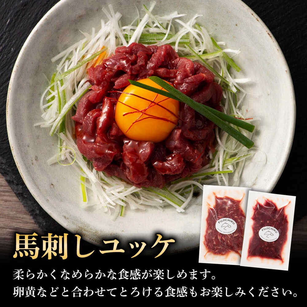 【ふるさと納税】【全12回定期便】【熊本特産】切れてる馬刺し4種セット3889【株式会社フジチク】[BHAD062]