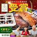 【ふるさと納税】【全12回定期便】くまモンハンバーグセット(あか牛100%使用) /120g×6個 牛肉ハンバーグ あか牛 赤牛 個包装 肉汁 たっぷり くまモ...