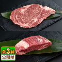 【ふるさと納税】【全3回定期便】熊本県産 あか牛 ステーキ用ヒレ肉(約600g)、ロース肉(約800g) 計約1.4kg / 牛肉 国産 セット 食べ比べ【合同...