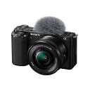 【ふるさと納税】【台数限定】 デジタル 一眼カメラ VLOGCAM ZV-E10L パワーズームレンズキット 【ブラック】 ソニー SONY カメラ レンズ交換...