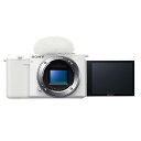 【ふるさと納税】【台数限定】 デジタル 一眼カメラ VLOGCAM ZV-E10 【ホワイト】 / ソニー SONY カメラ レンズ交換式 ミラーレス zv-e...
