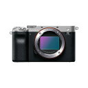 【ふるさと納税】【台数限定】 デジタル 一眼カメラ α7c ボディ 【シルバー (ILCE-7C S)】 ソニー SONY カメラ アルファ フルサイズ ミラー...