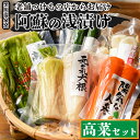 【ふるさと納税】 浅漬け バラエティ セット 6種 大根 胡瓜 きゅうり 茄子 ナス 長芋 人参 阿蘇高菜 高菜漬け 高菜 漬物 高菜漬物 お取り寄せ ギフト ...