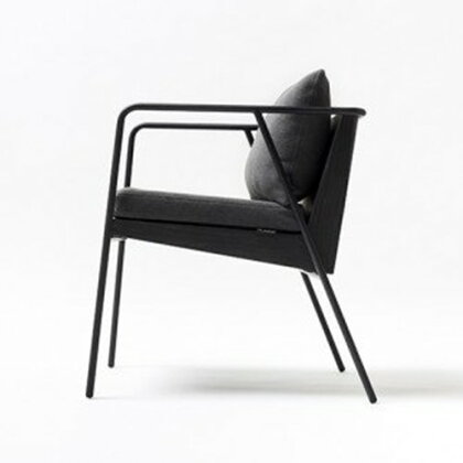 【FIL】MASS Series Dining Chair-SUMI LIMITED- インテリア 家具 椅子 チェア 背もたれ 肘掛 クッション 木製 無垢材 炭 小国杉 受注生産 おしゃれ リビング ダイニング ギフト 限定 阿蘇 南小国町