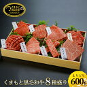 【ふるさと納税】国産 熊本 阿蘇 くまもと黒毛和牛 黒牛 黒毛和牛 600g 8種 赤身 霜降り サシ ロース 焼肉 焼きしゃぶ 希少部位 牛肉 和牛焼肉LIEBE 晴れの日に食べたい ギフト 贈答 プレゼント 自宅用 冷蔵 チルド 送料無料【地場産品類型:8ハ】