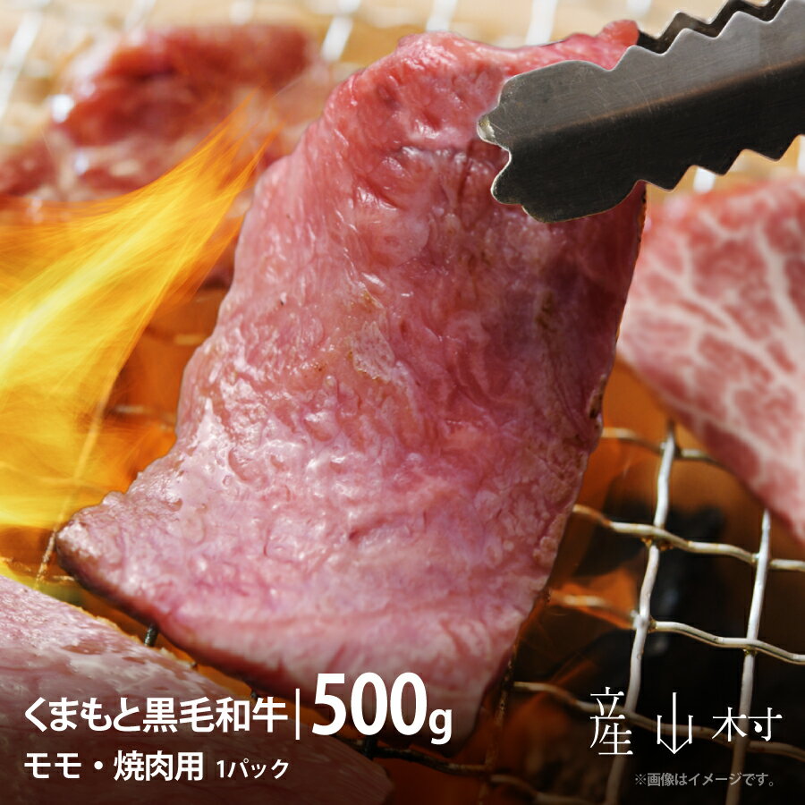 くまもと黒毛和牛・モモ焼肉用約500g[配送不可地域:離島]