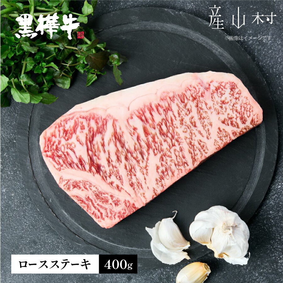 熊本県産黒毛和牛　黒樺牛ロースステーキ　400g 肉好き必見 黒毛和牛 肉 牛肉 200g×2 国産 専門店 熊本県 取り寄せ 贈答 ギフト お中元 お歳暮 熊本 阿蘇 産山村 送料無料