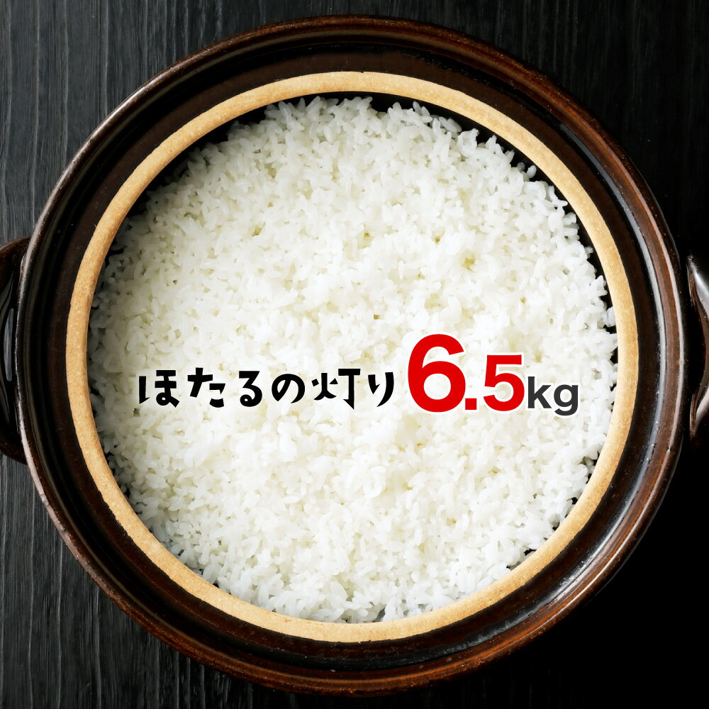 【ふるさと納税】ほたるの灯り 白米 6.5kg 令和5年産 ほたるのあかり 計5kg以上 故郷納税 米 お米 コ...