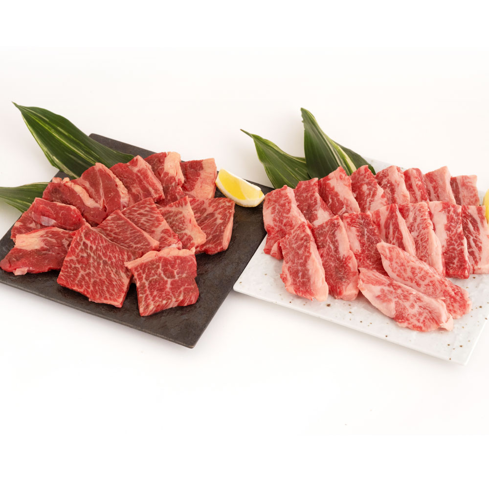 くまもとあか牛 カルビ300g 肩ロース300g 合計600g 詰め合わせ セット 牛肉 和牛 赤牛 焼肉 BBQ 国産 九州産 熊本県産 冷凍 送料無料