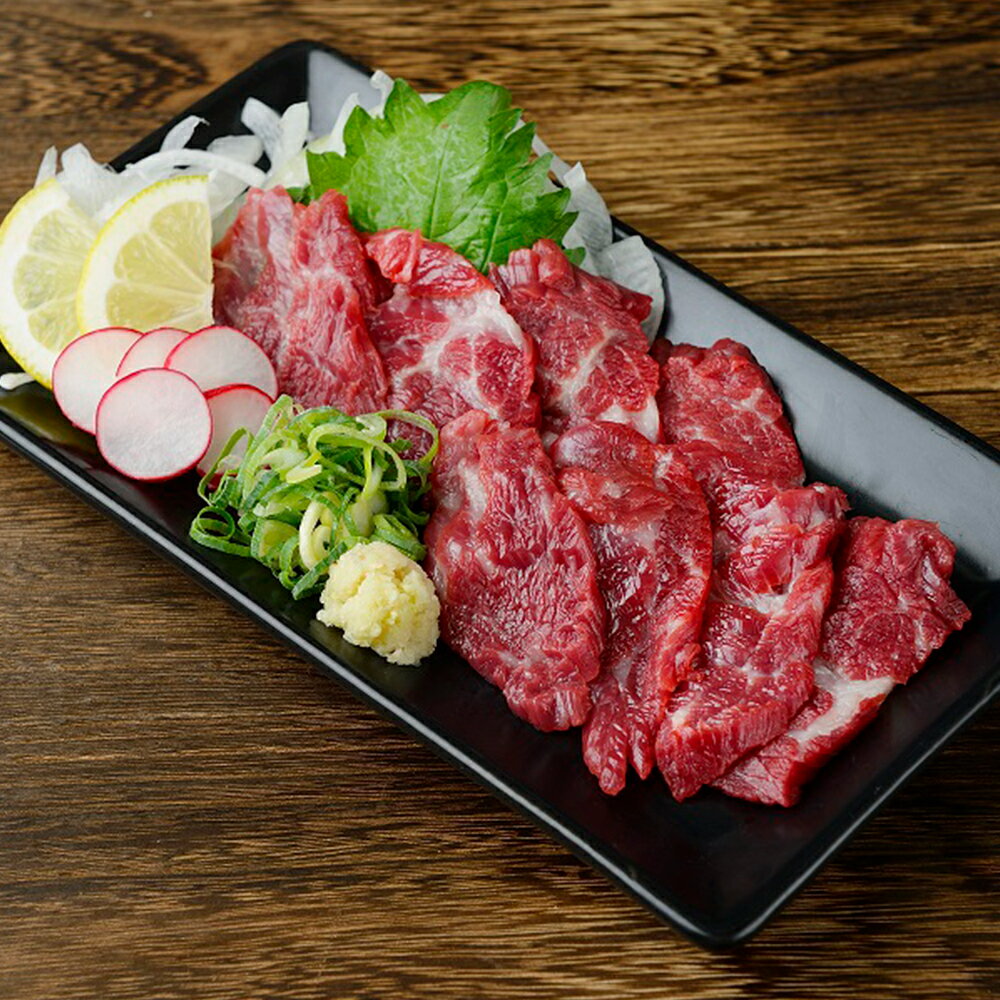 【ふるさと納税】熊本 馬刺し 上霜降り (トロ) 合計 400g 50g×8個 馬肉 桜肉 国内肥育 専用タレ 生姜...