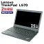 【ふるさと納税】再生品 ノートパソコン Lenovo ThinkPad L570 リサイクル PC 使用済PC リユース 中古P..