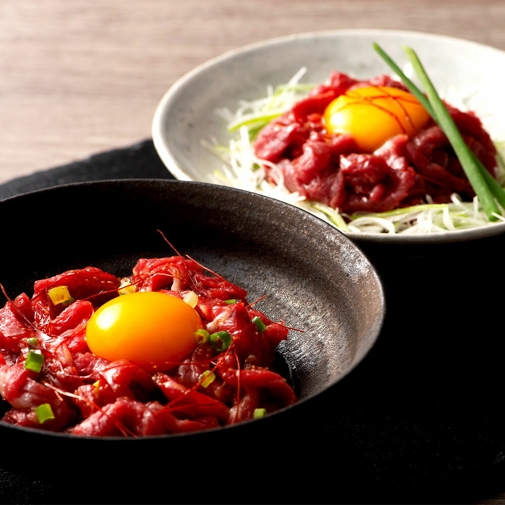 熊本特産 馬刺し ユッケ 食べ比べ セット 各50g 計250g 3種 タレ 生姜付き 馬刺しユッケ ネギトロ 馬刺 馬肉 肉 お肉 ご飯のお供 おつまみ お取り寄せ グルメ 冷凍 九州 熊本県 高森町 送料無料