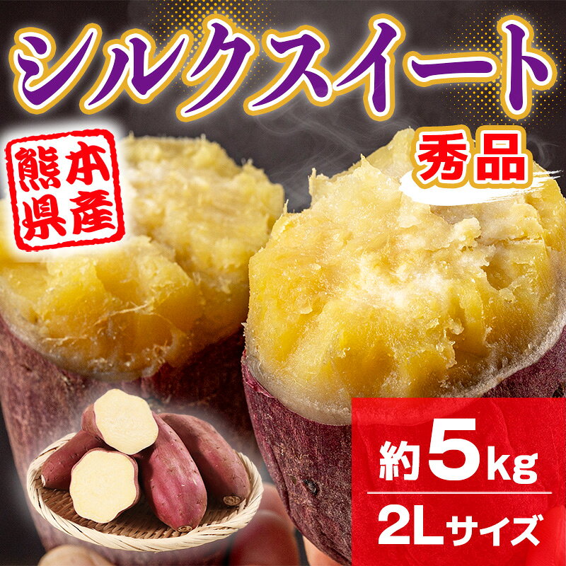 【ふるさと納税】熊本県産 シルクスイート 約5kg 秀品 2Lサイズ さつまいも サツマイモ 芋 野菜 西原村 送料無料 【2026年10月上旬～12月下旬迄順次発送予定】 f434329-nishihara-10000221 熊本県西原村 サンプル画像2