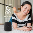 【ふるさと納税】【&Less】ワイヤレススピーカー <ブラック> Bluetooth Ver.5.3 【日本製】 高音質 小型 軽量 アウトドア 1人 キャンプ...