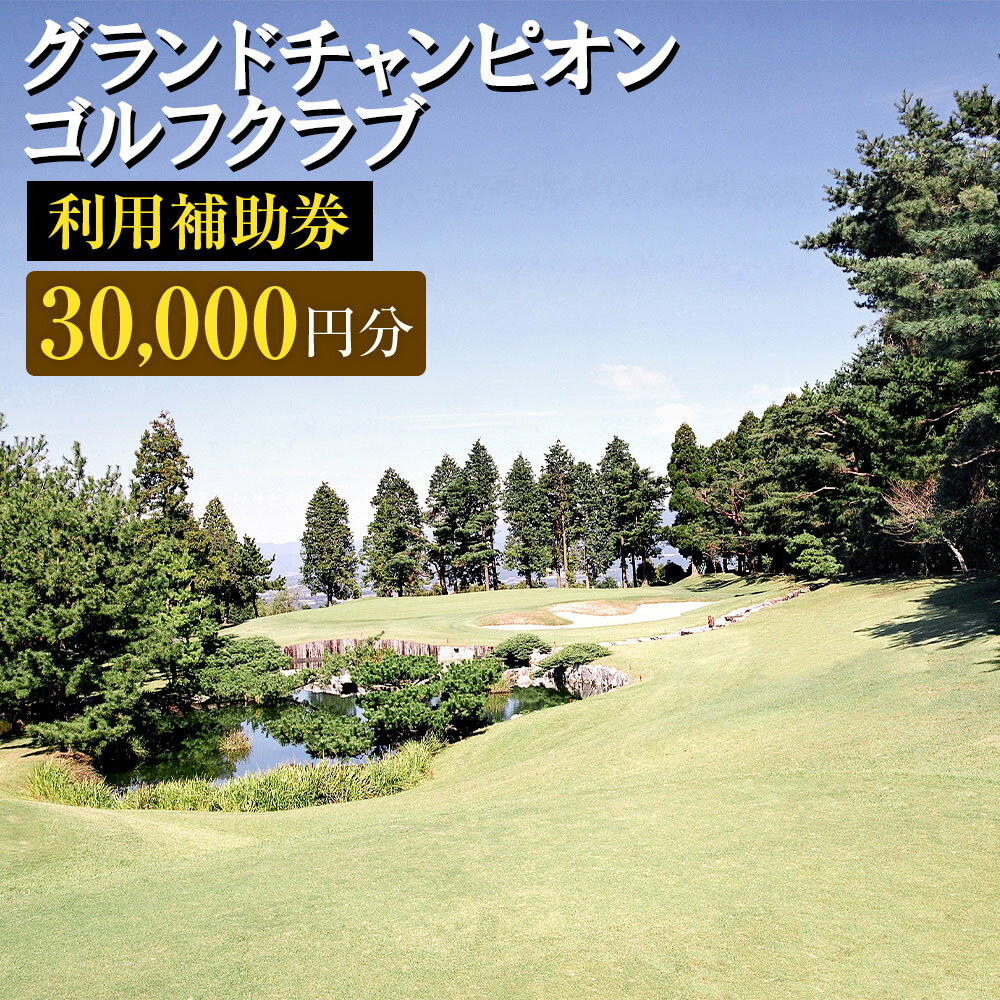 楽天熊本県西原村【ふるさと納税】グランドチャンピオンゴルフクラブ 利用補助券 30,000円分 1000円×30枚 ゴルフクラブ ゴルフプレー ゴルフ 練習 食事 買い物 金券 利用券 補助券 九州 熊本 阿蘇 西原村 送料無料