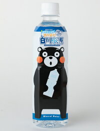 【ふるさと納税】日本名水百選ミネラルウォーター「南阿蘇・白川水源」くまもんボトル500ml×12本入2ケース