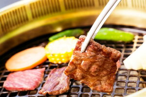 【ふるさと納税】くまもとあか牛ステーキ2枚+焼肉用300g+スライス400gのロースセット計1.1kg
