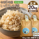 【ふるさと納税】令和5年産 特別栽培米 いのちの壱(玄米) 